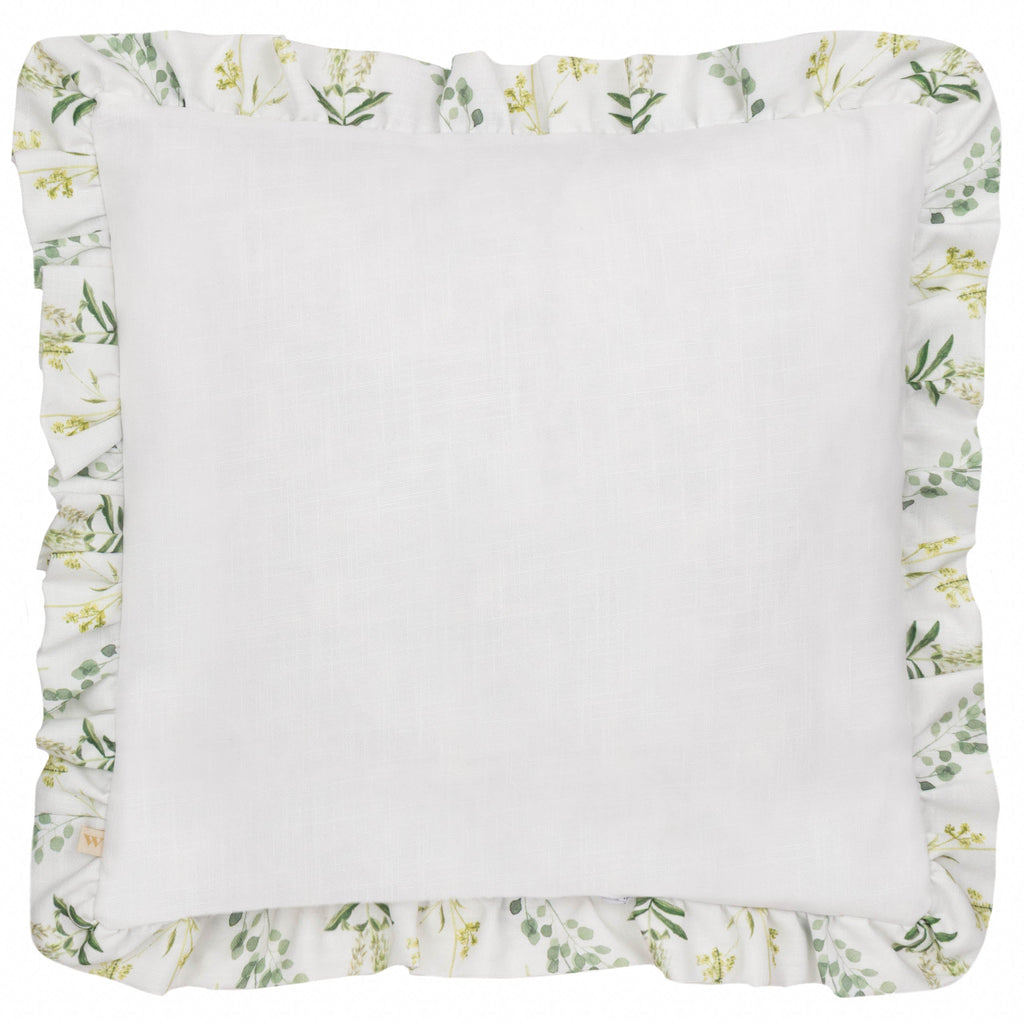 Meadow Ruffle Floral Cushion