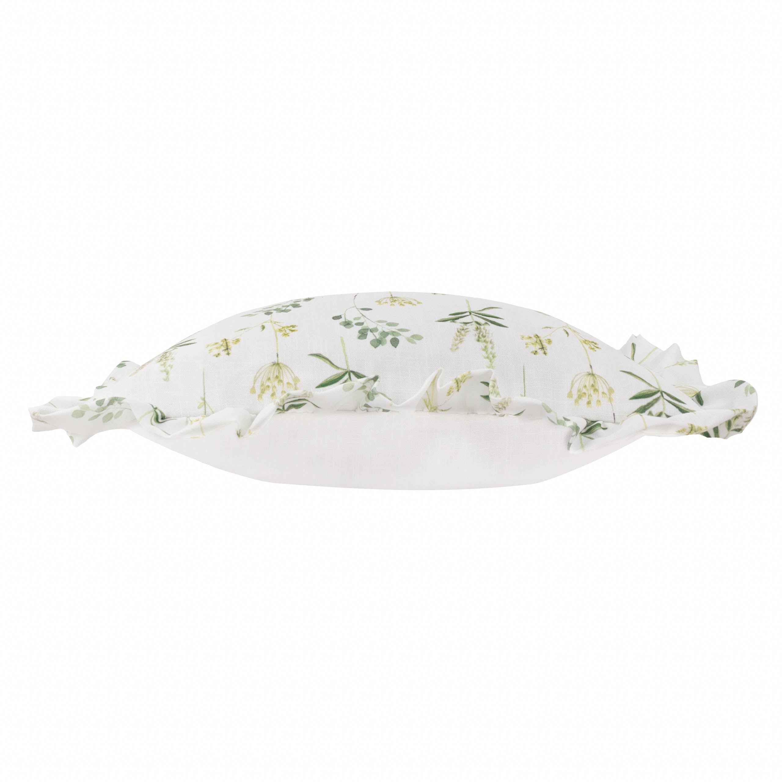 Meadow Ruffle Floral Cushion