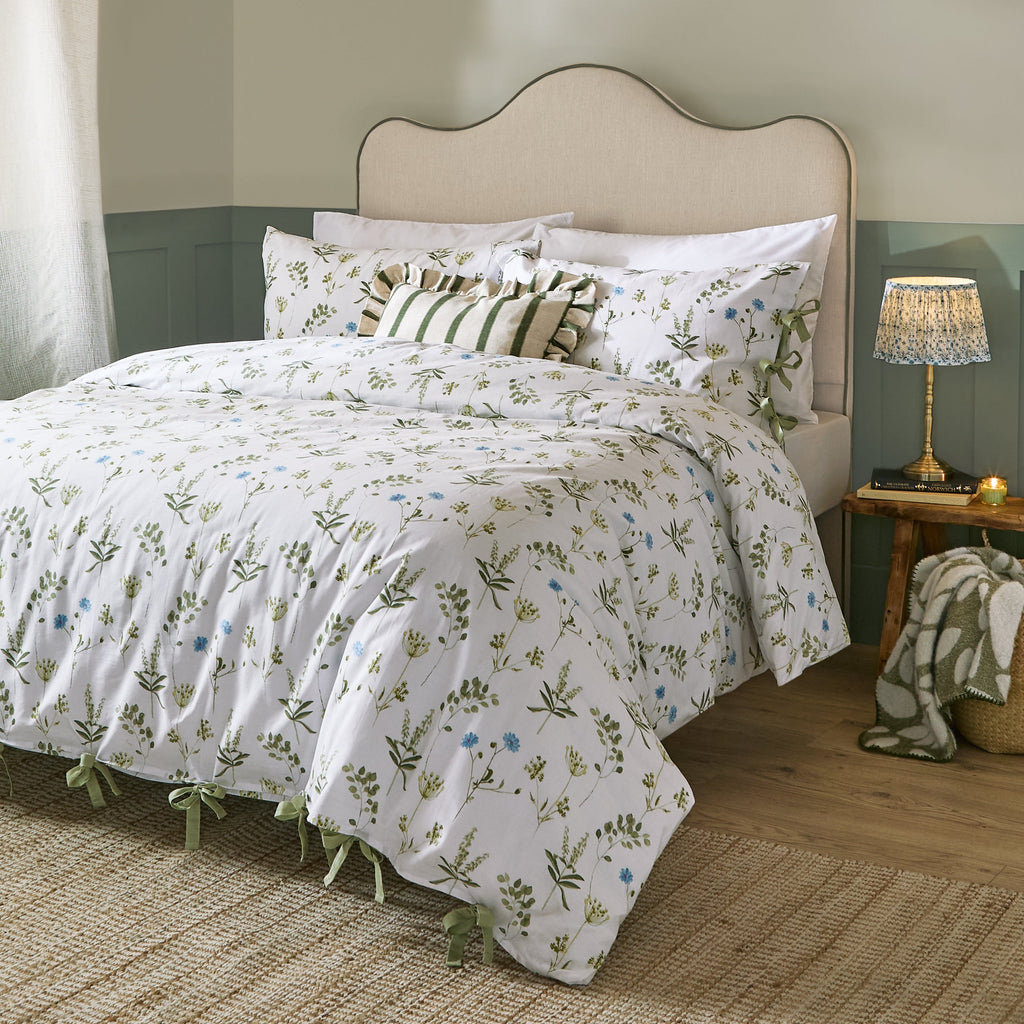 Meadow 100% Cotton Floral Duvet Cover Set