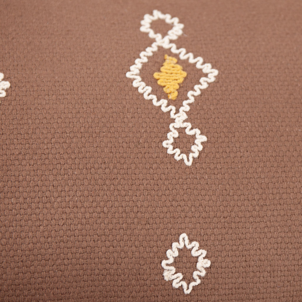 Meare Embroidered Cotton Cushion