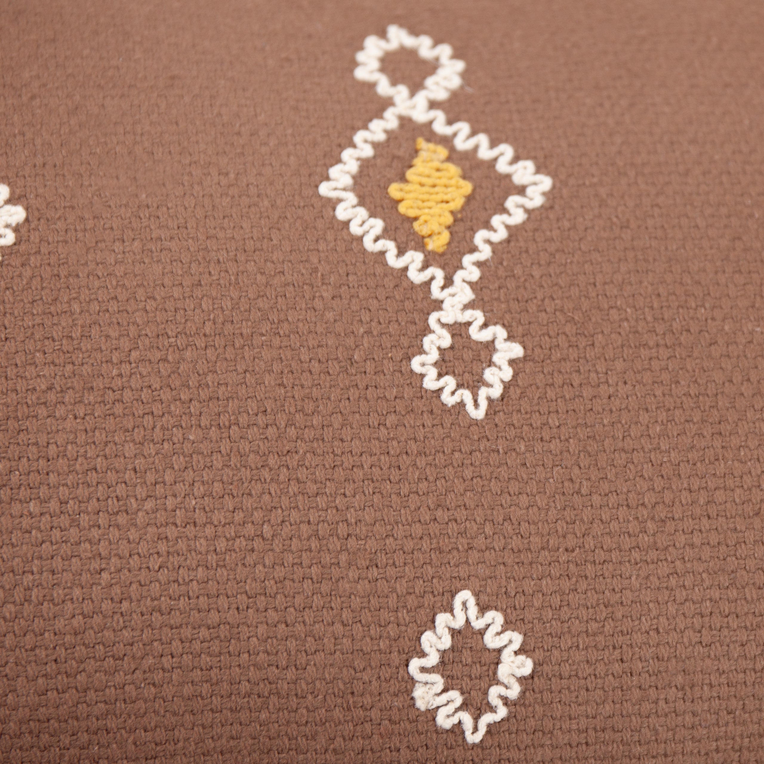 Meare Embroidered Cotton Cushion