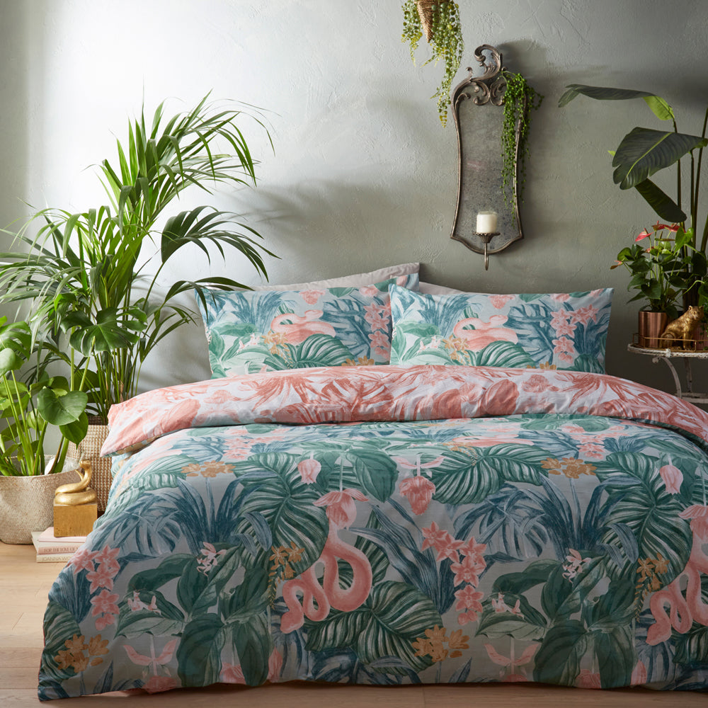 Medinilla Tropical Duvet Cover Set
