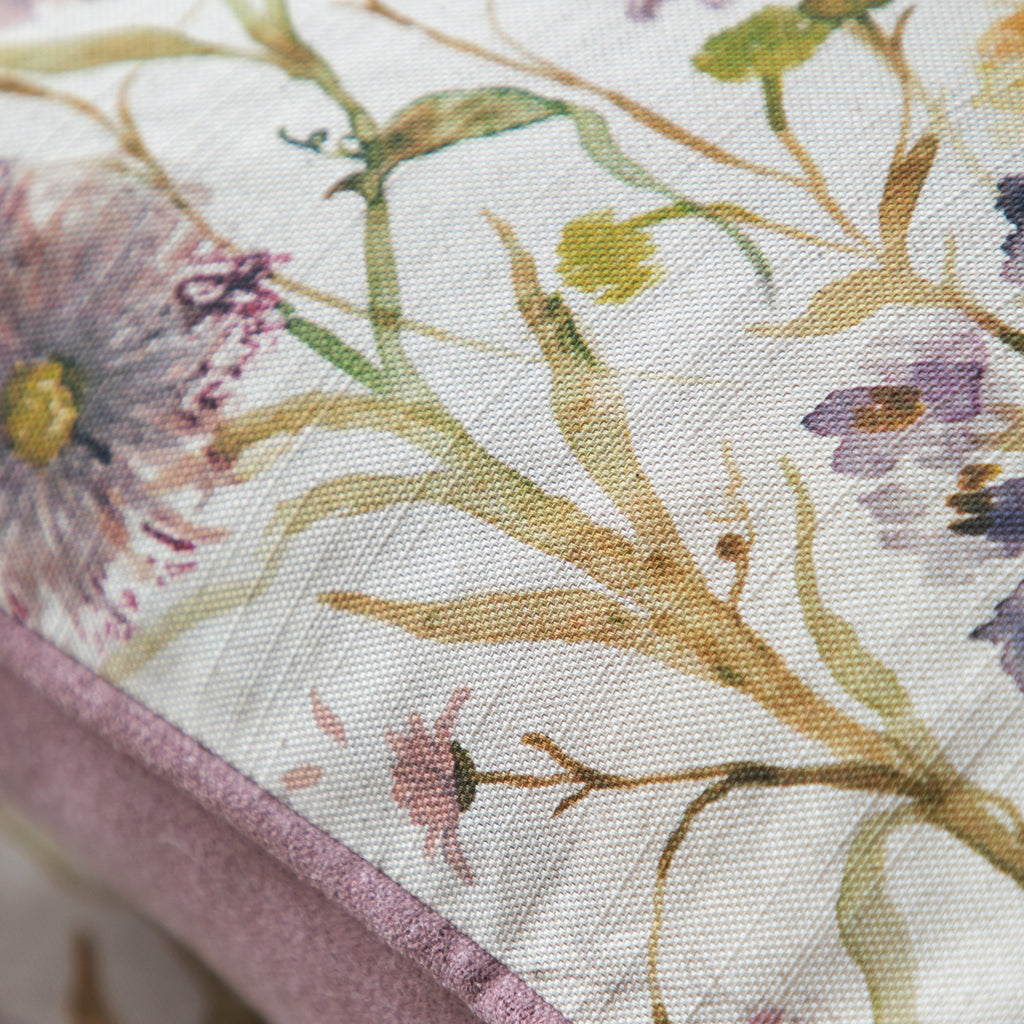 Medmerry Printed Piped Cushion