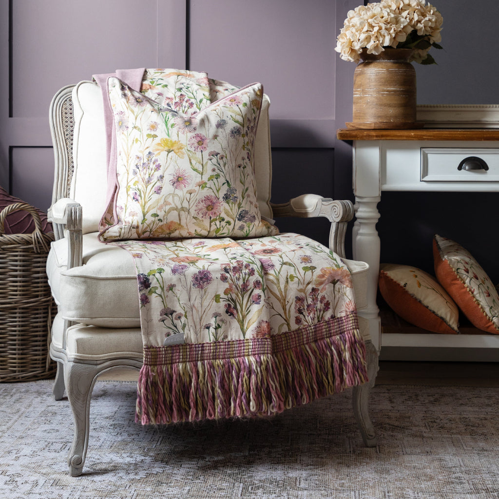 Medmerry Printed Piped Cushion