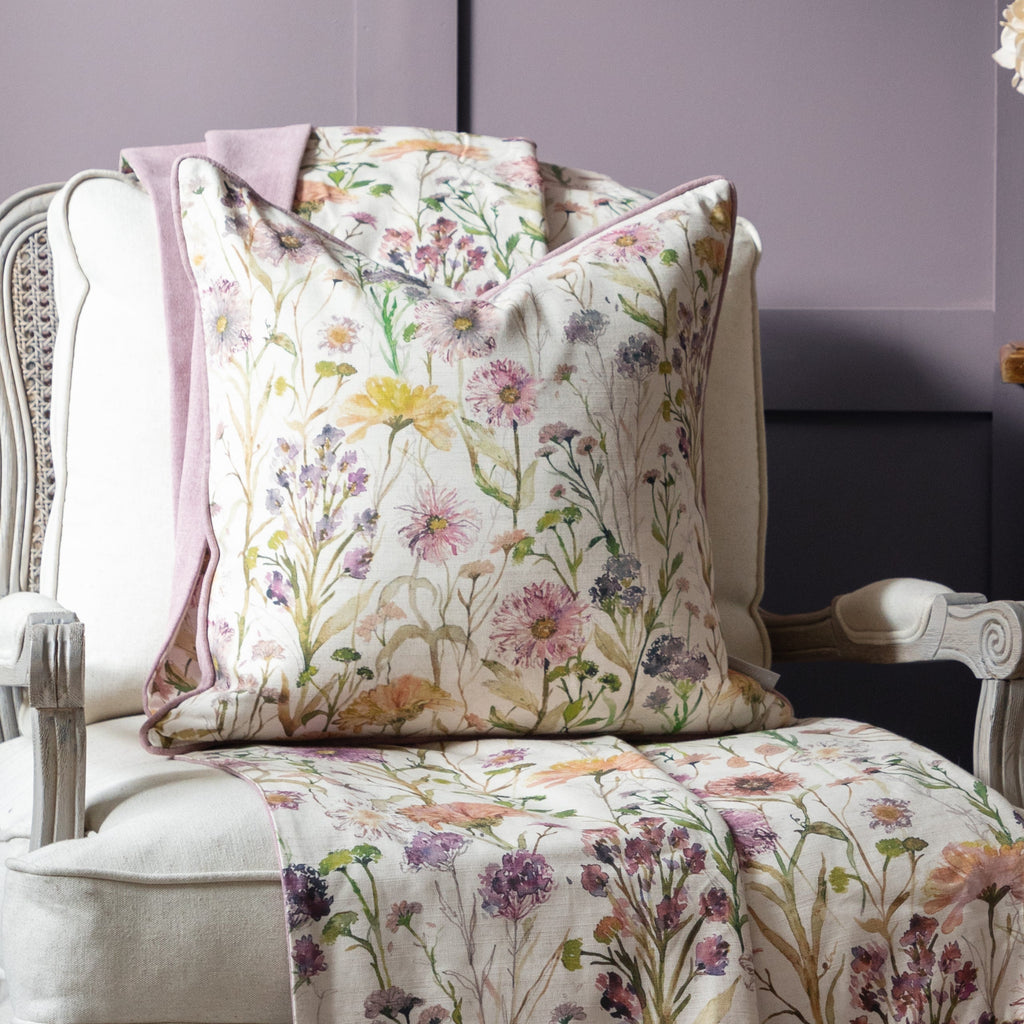 Medmerry Printed Piped Cushion