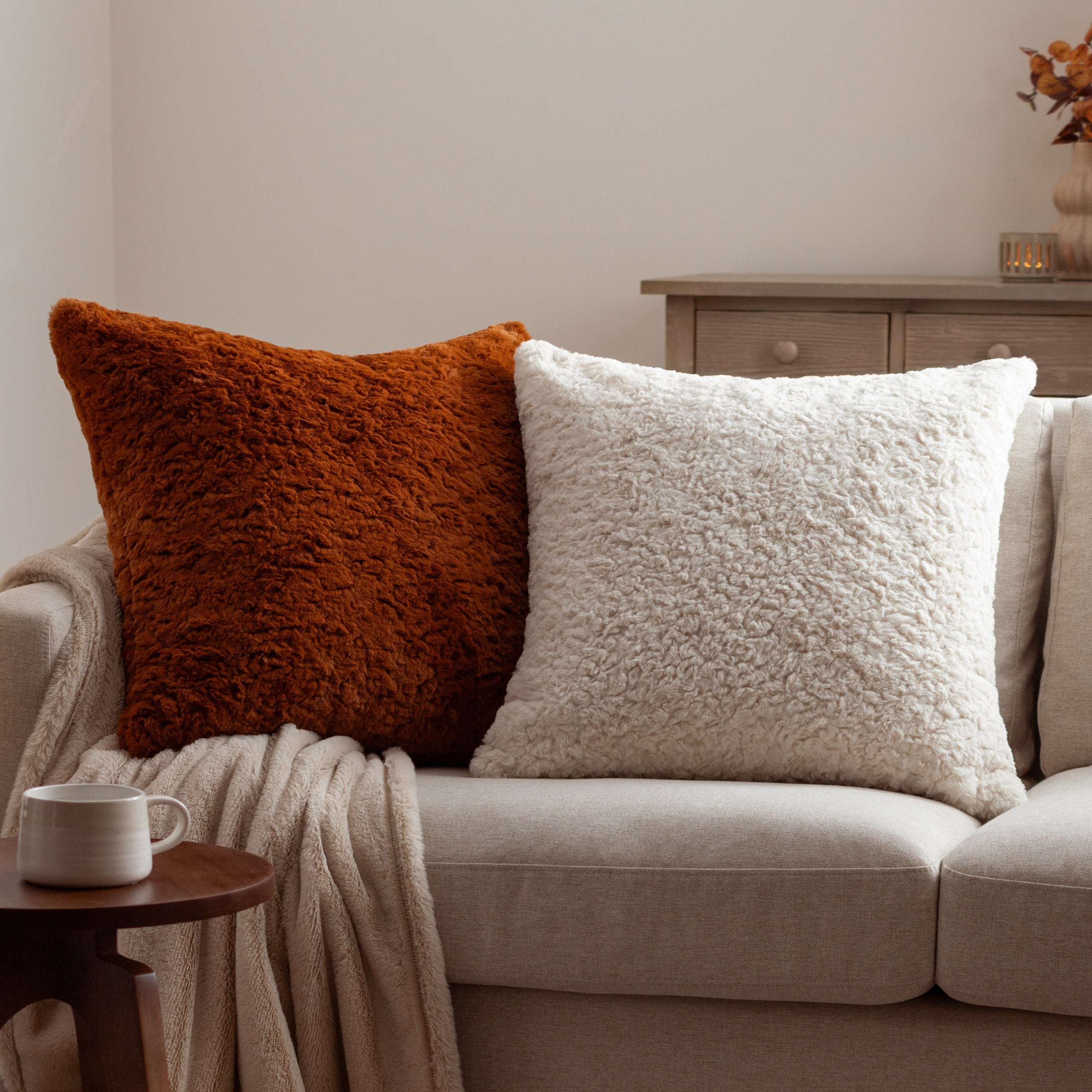 Megeve Faux Fur Cushion