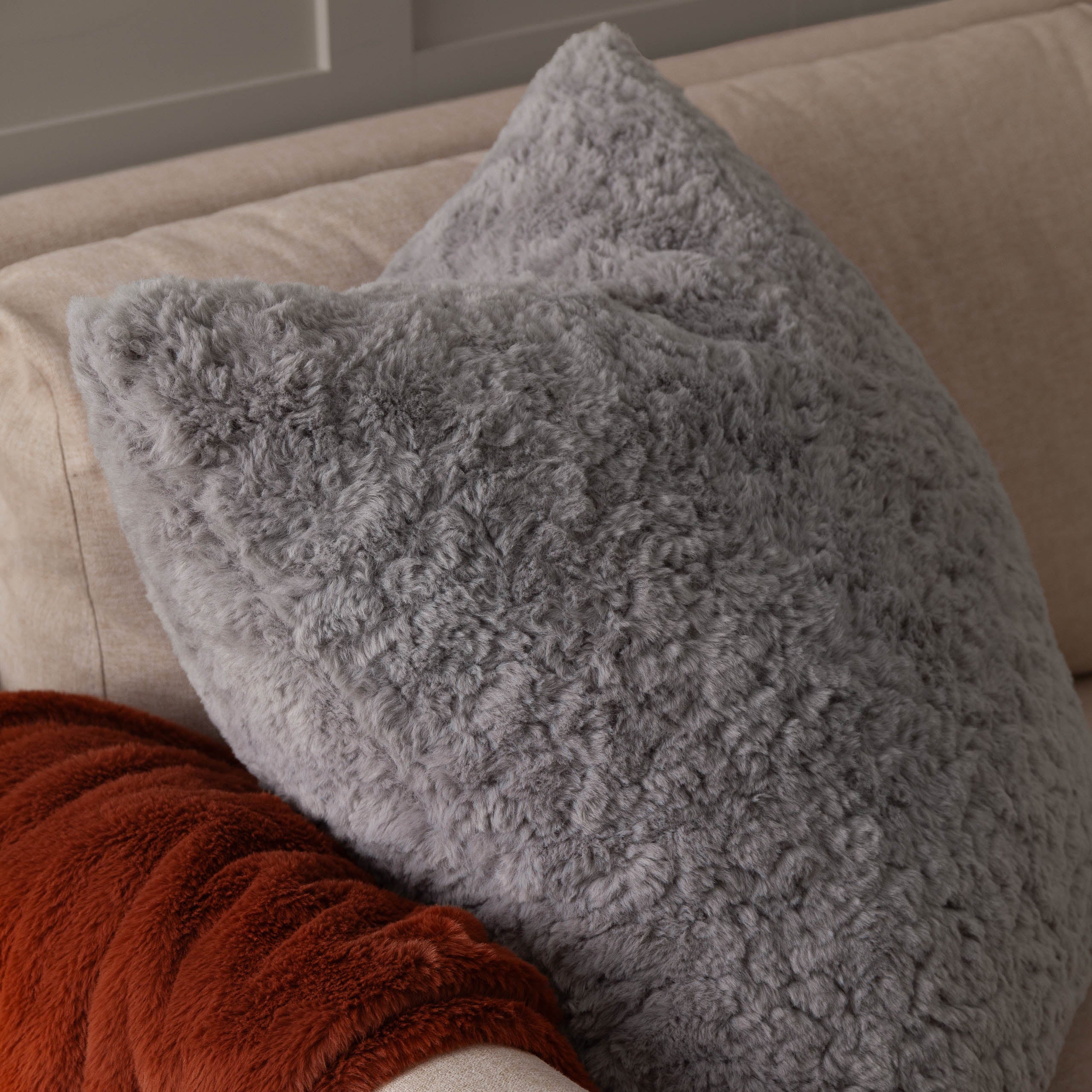 Megeve Faux Fur Cushion