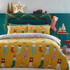 Meowy Christmas Festive Duvet Cover Set