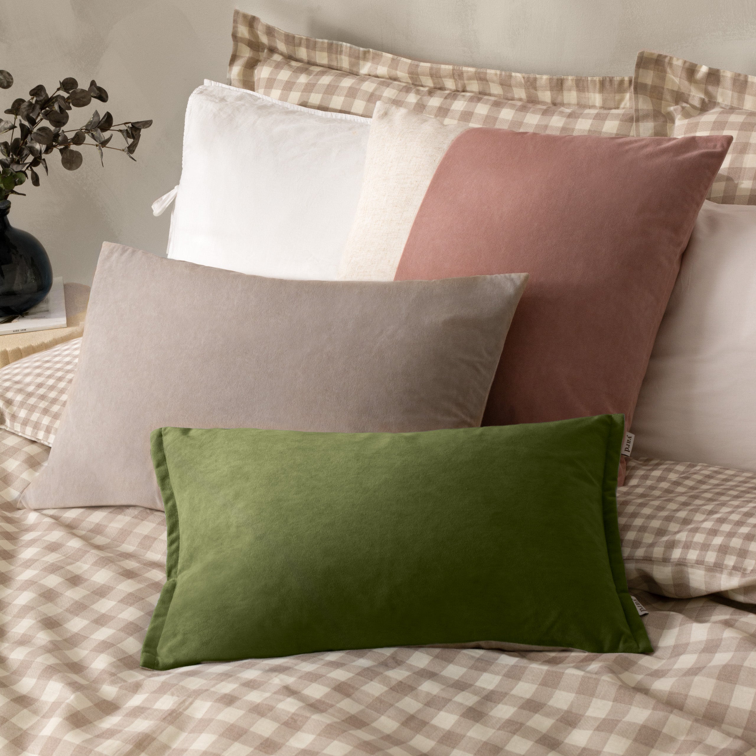 Merton Rectangular Velvet Cushion