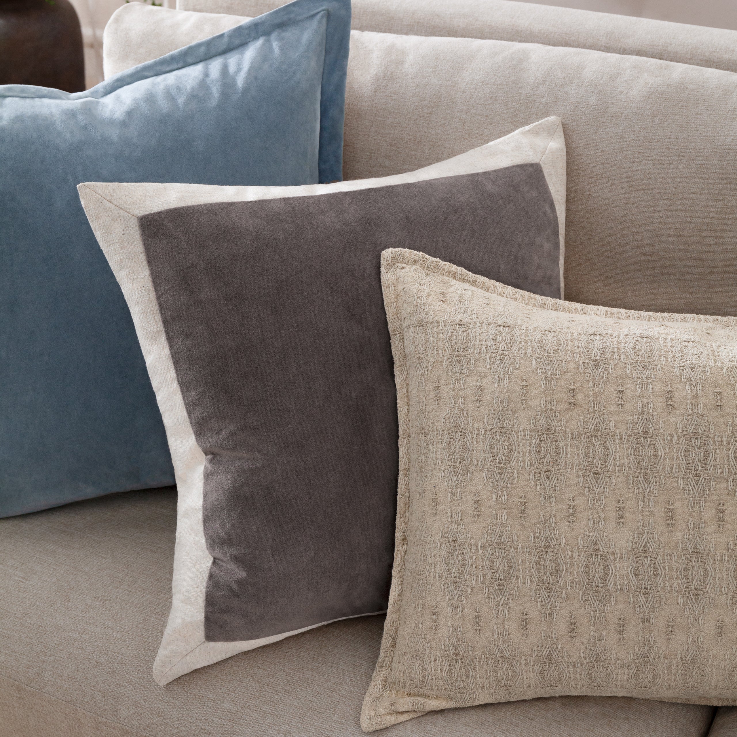 Merton Square Velvet Cushion