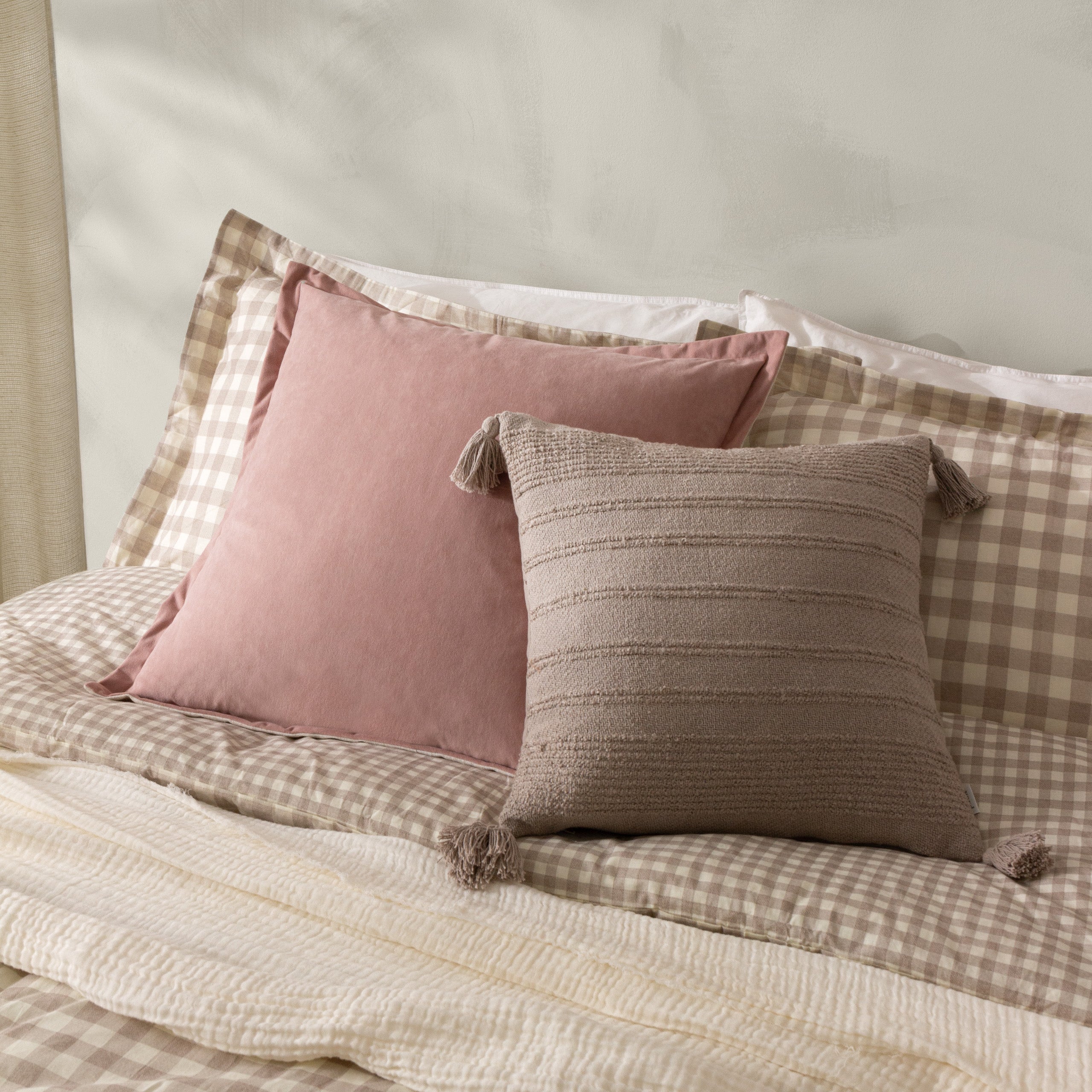 Merton Square Velvet Cushion