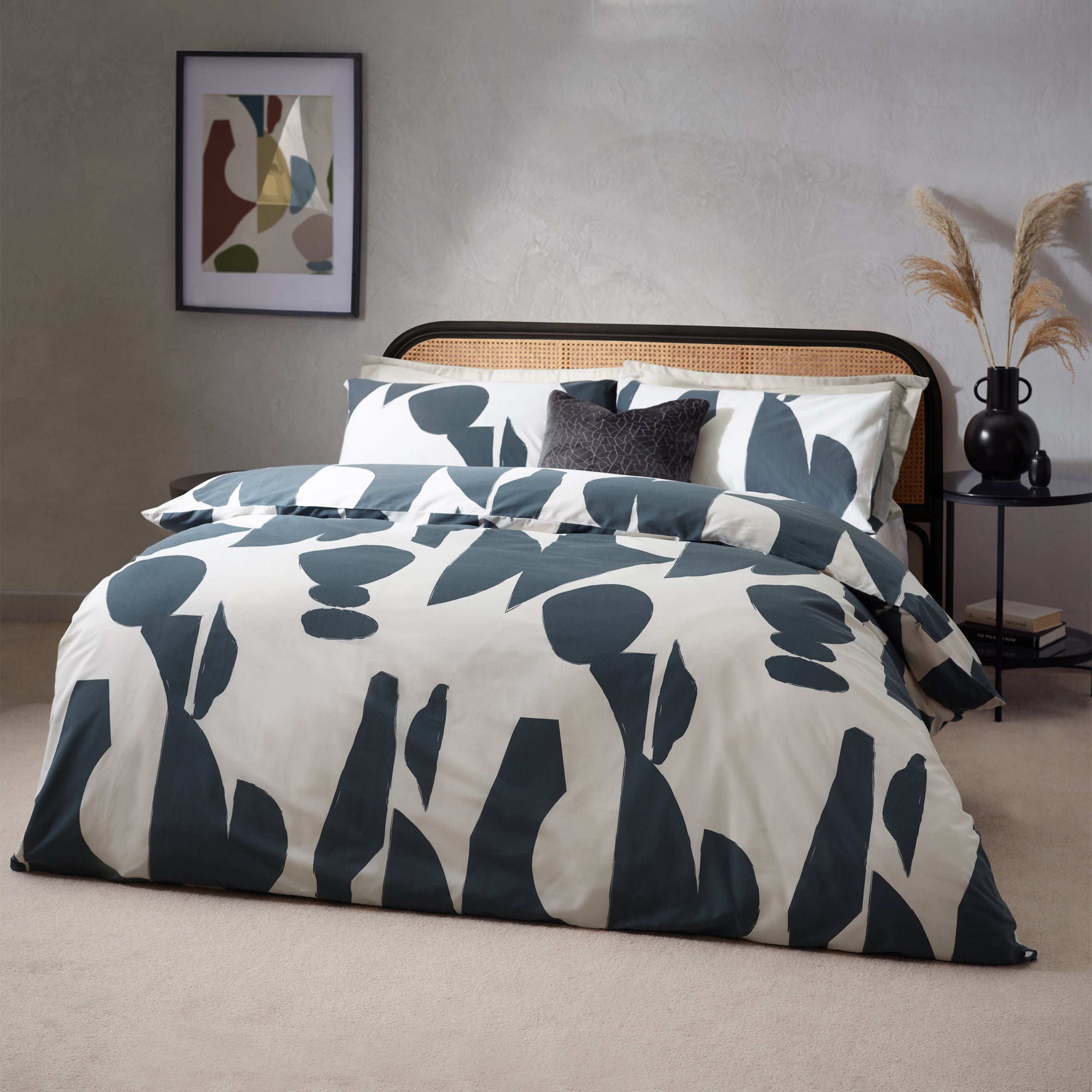 Meta Abstract Cotton Rich Duvet Cover Set