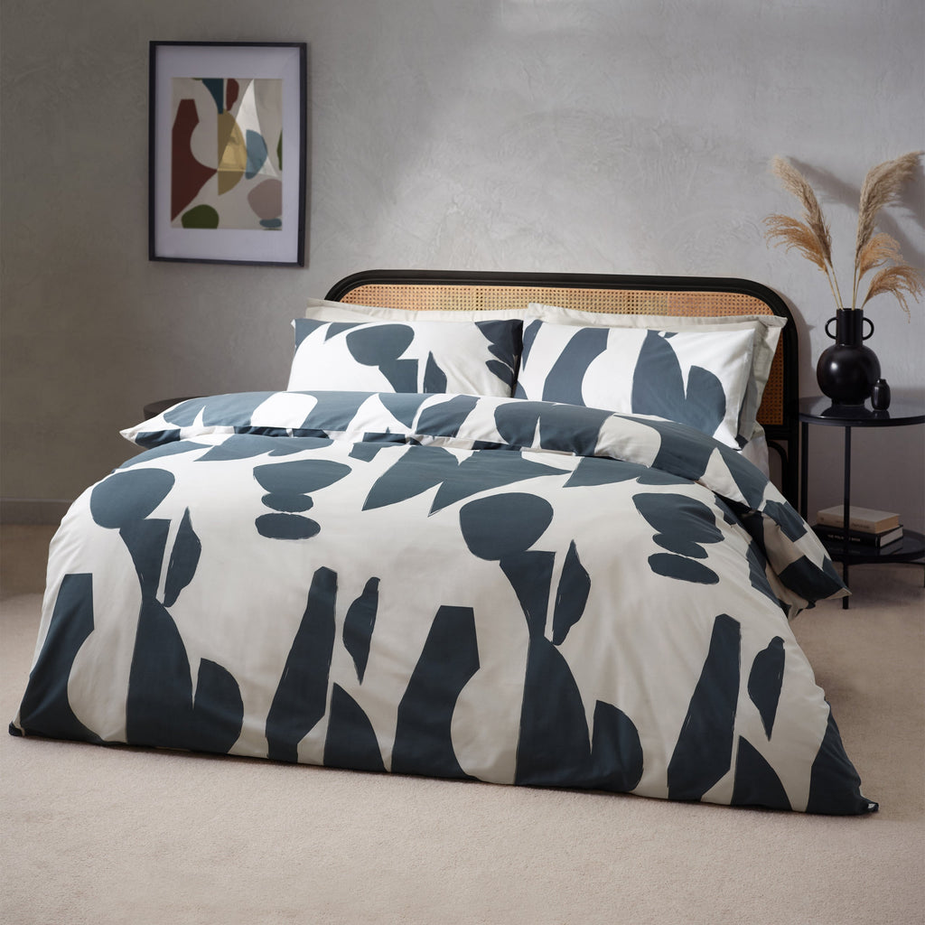 Meta Abstract Cotton Rich Duvet Cover Set