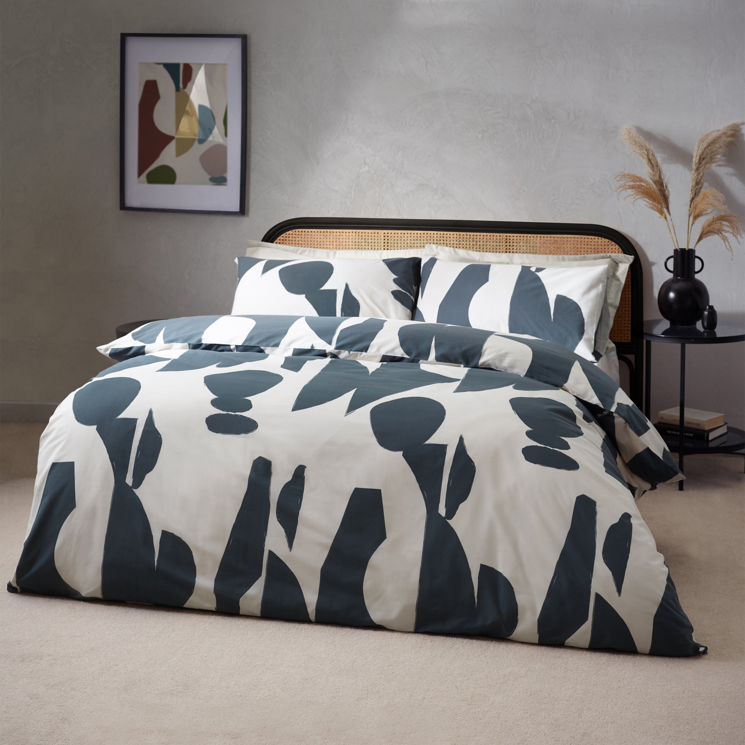 Meta Abstract Cotton Rich Duvet Cover Set