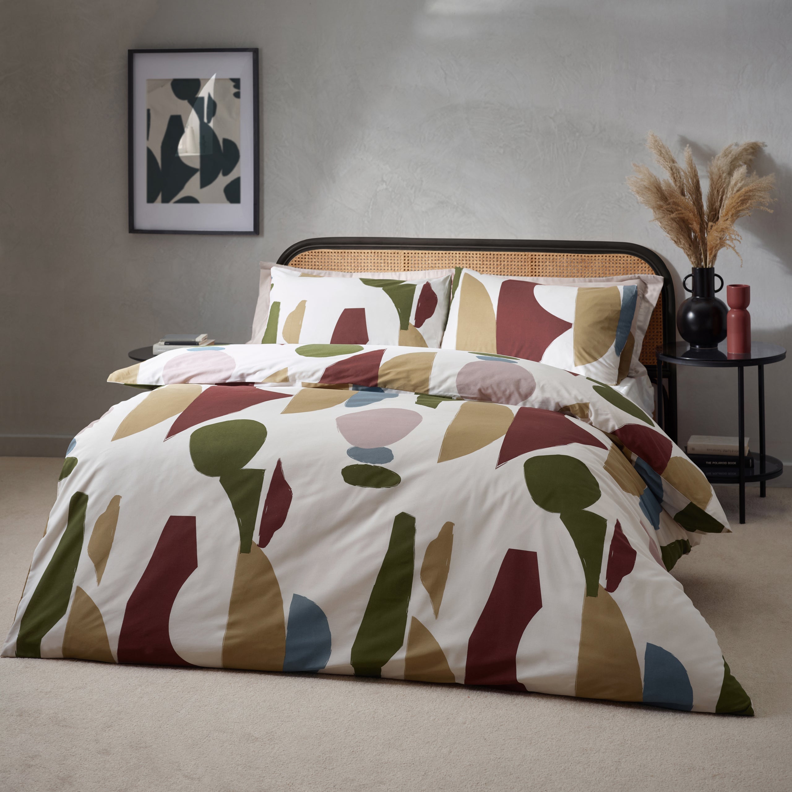 Meta Abstract Cotton Rich Duvet Cover Set