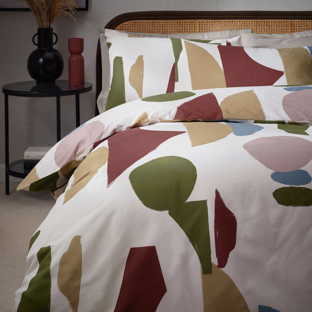 Meta Abstract Cotton Rich Duvet Cover Set