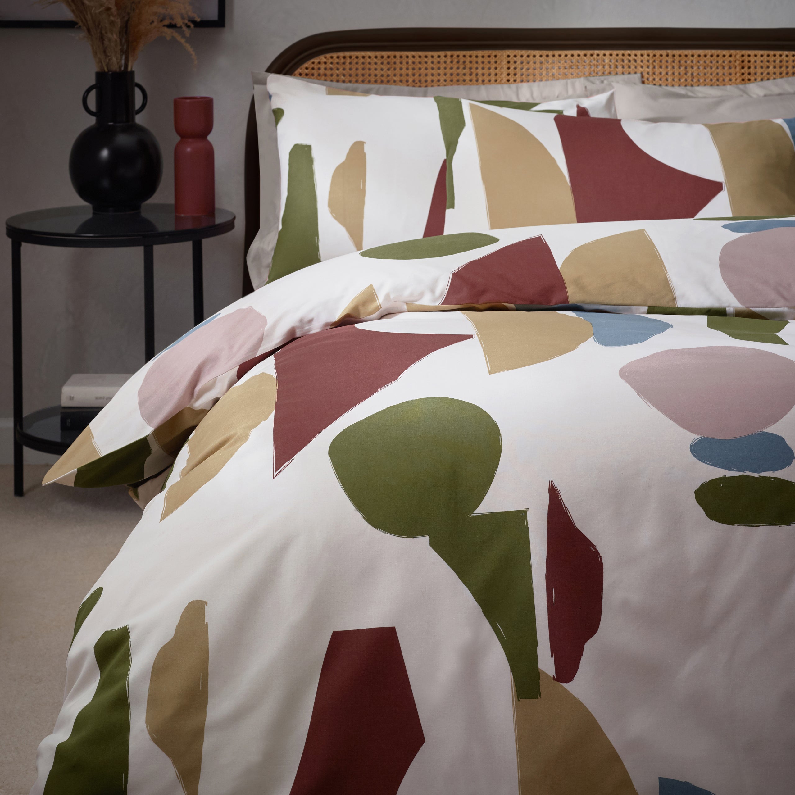 Meta Abstract Cotton Rich Duvet Cover Set