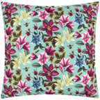 Midnight Garden Birds Outdoor Cushion