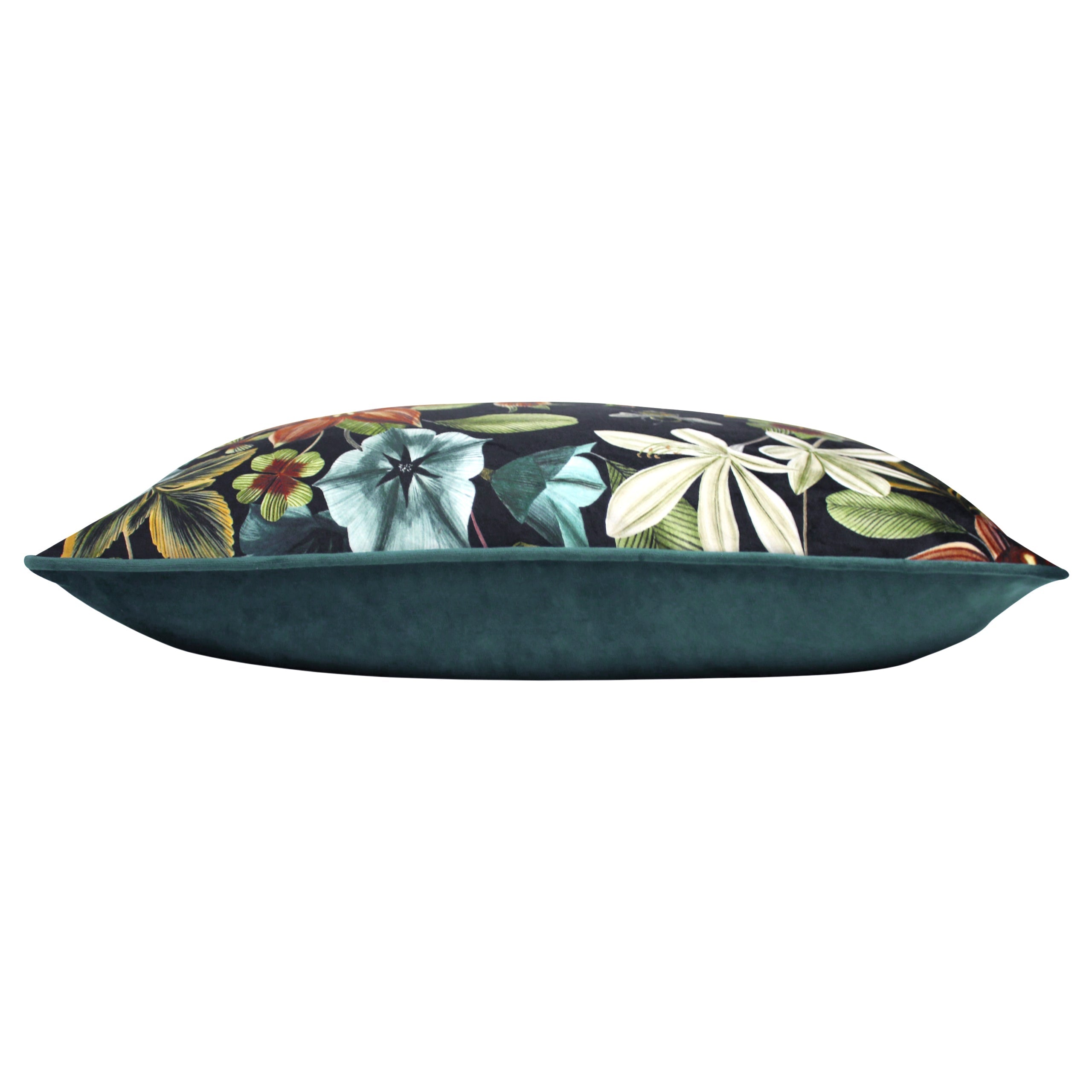 Midnight Garden Floral Rectangular Cushion
