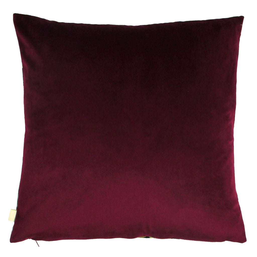 Midnight Garden Floral Square Cushion