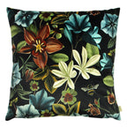 Midnight Garden Floral Square Cushion