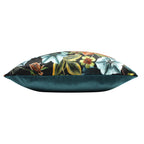 Midnight Garden Floral Square Cushion