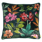Midnight Garden Floral Cushion Winter Floral