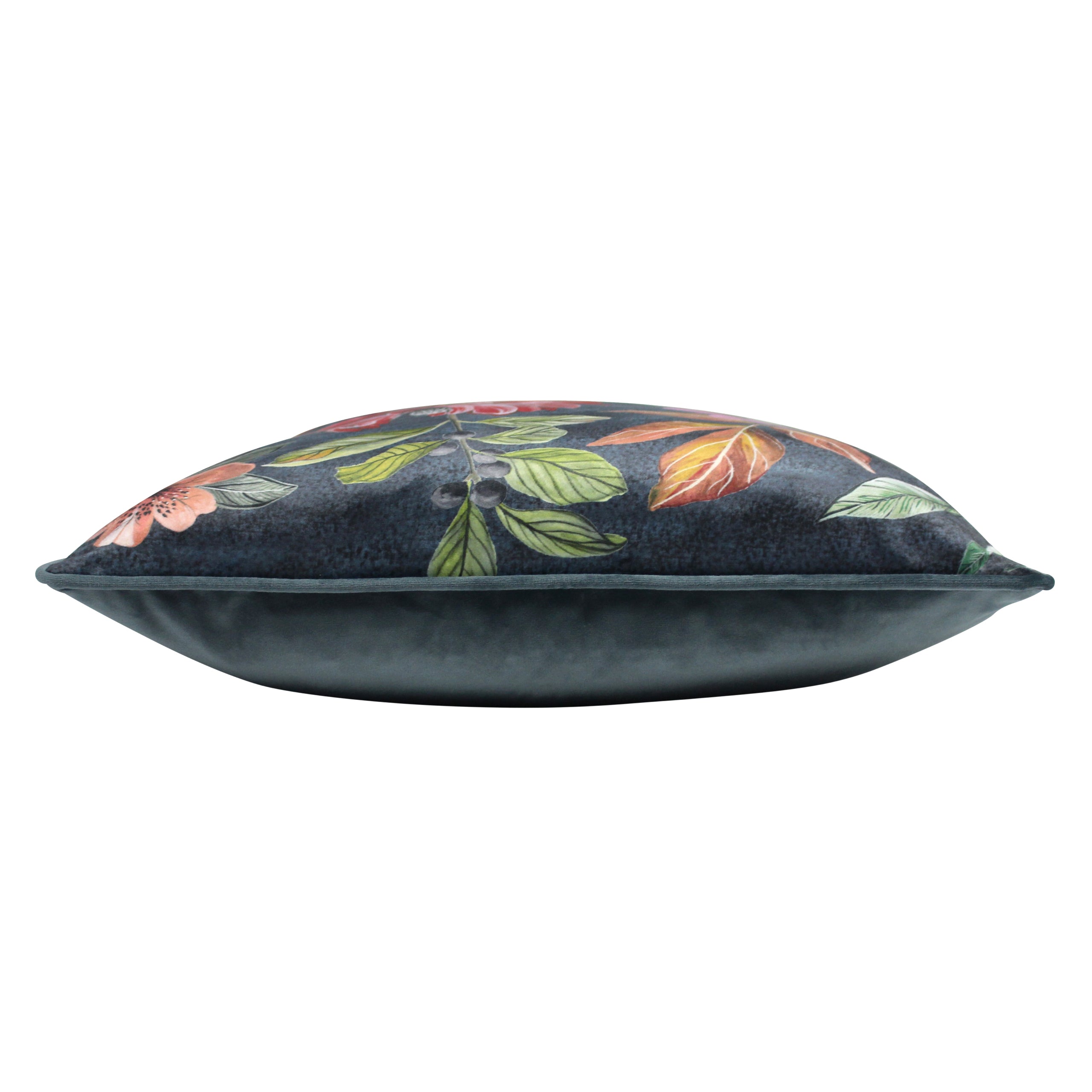 Midnight Garden Floral Cushion Winter Floral