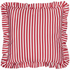 Millie Ruffle Striped Outdoor Cushion