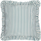 Millie Ruffle Striped Outdoor Cushion