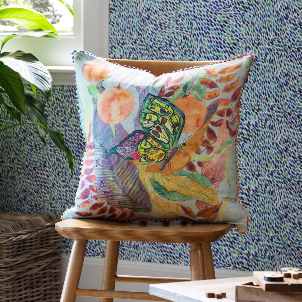 Mirabelle Printed Cushion Robins