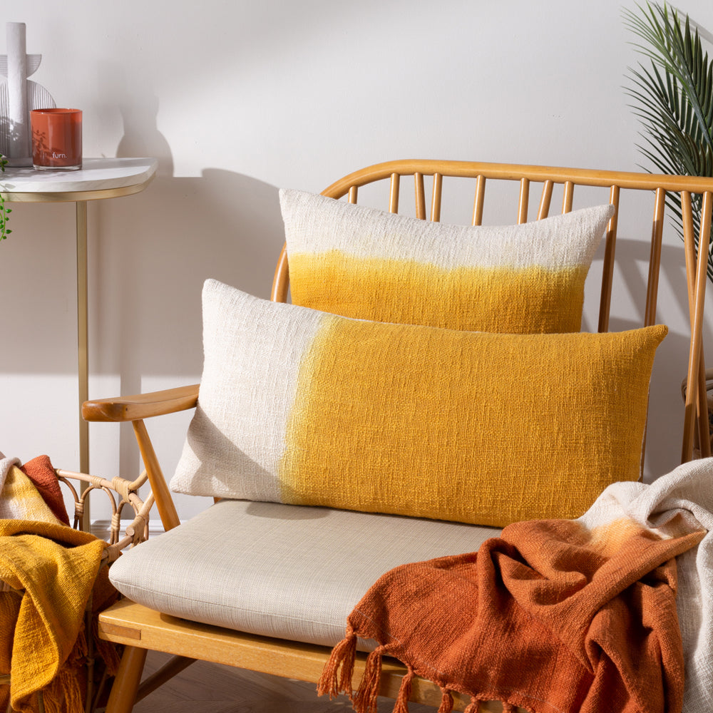 Mizu Rectangular Dip Dye Cushion