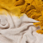 Mizu Dip Dye Fringed Throw