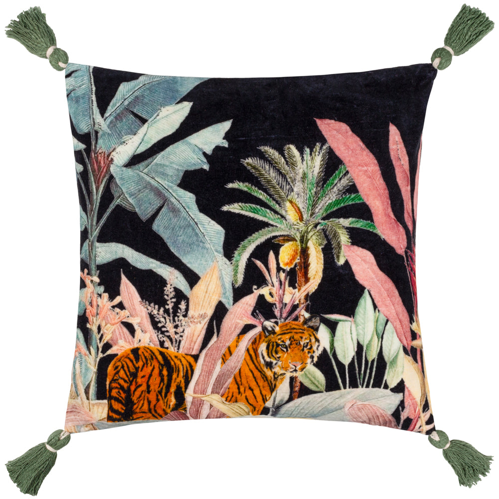 Midnight Jungle Cushion