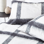 Mohair Check Duvet Cover Set