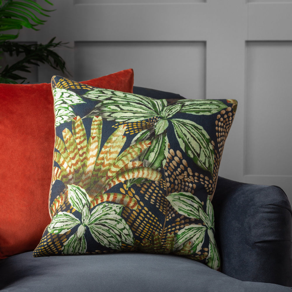 Mogori Abstract Leaves Cushion