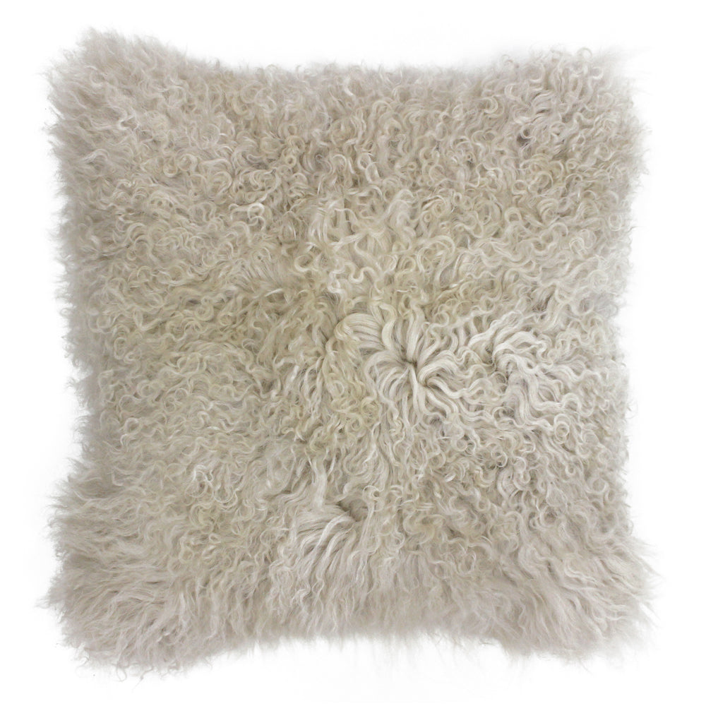 Mongolian Sheepskin Cushion