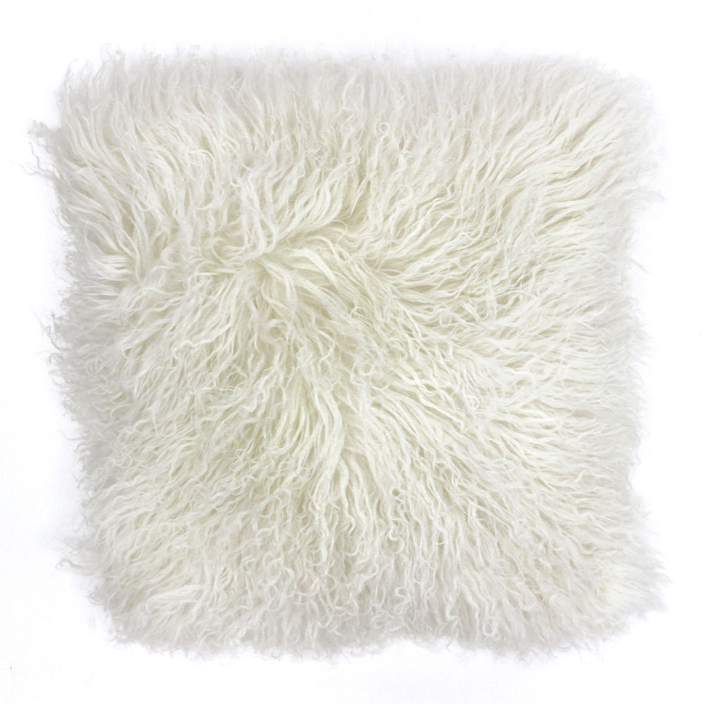 Mongolian Sheepskin Cushion