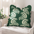 Montrose Floral Pleat Fringe Cushion