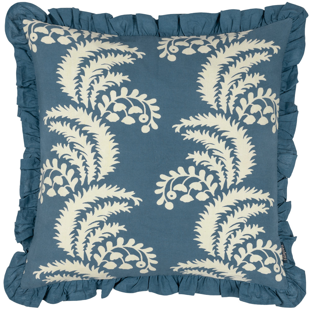 Montrose Floral Pleat Fringe Cushion