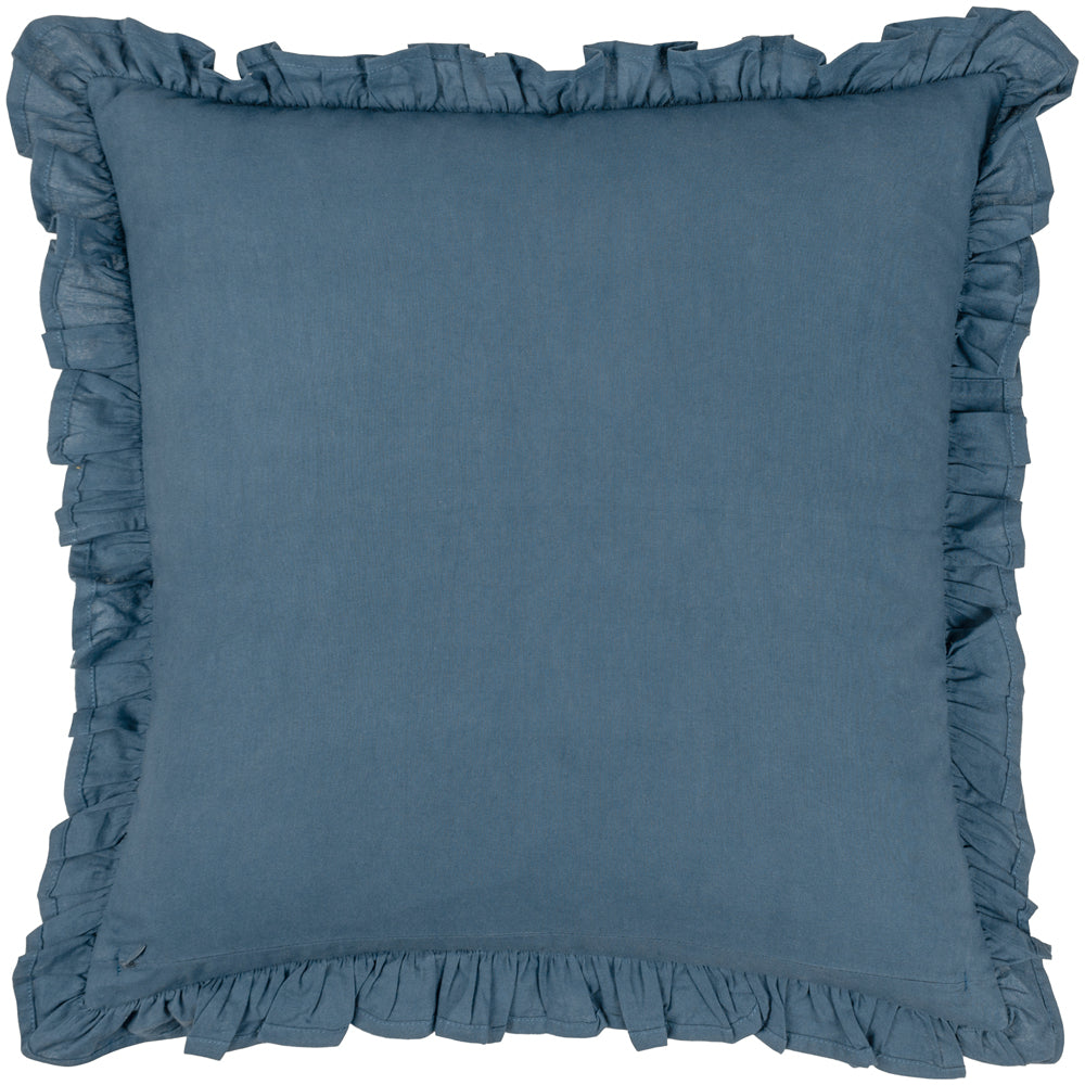 Montrose Floral Pleat Fringe Cushion