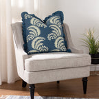 Montrose Floral Pleat Fringe Cushion