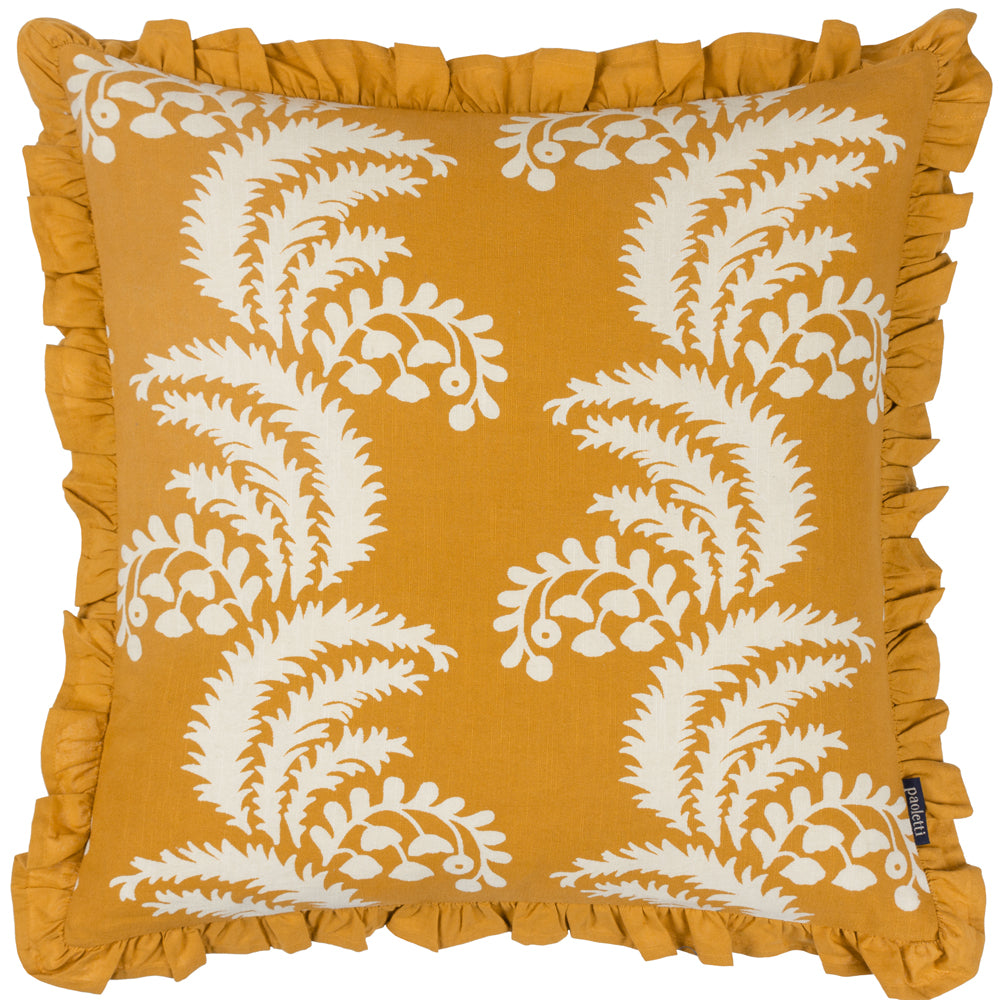 Montrose Floral Pleat Fringe Cushion