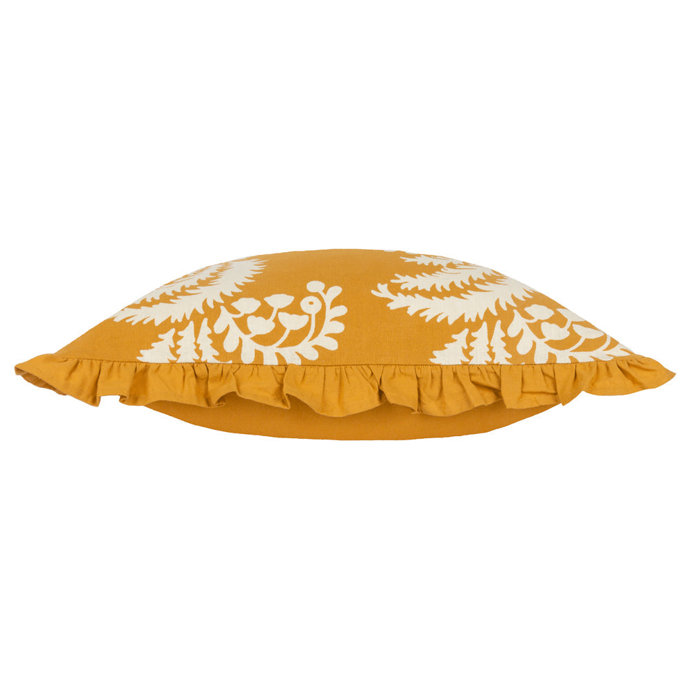 Montrose Floral Pleat Fringe Cushion