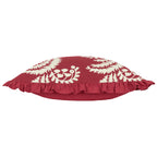 Montrose Floral Pleat Fringe Cushion