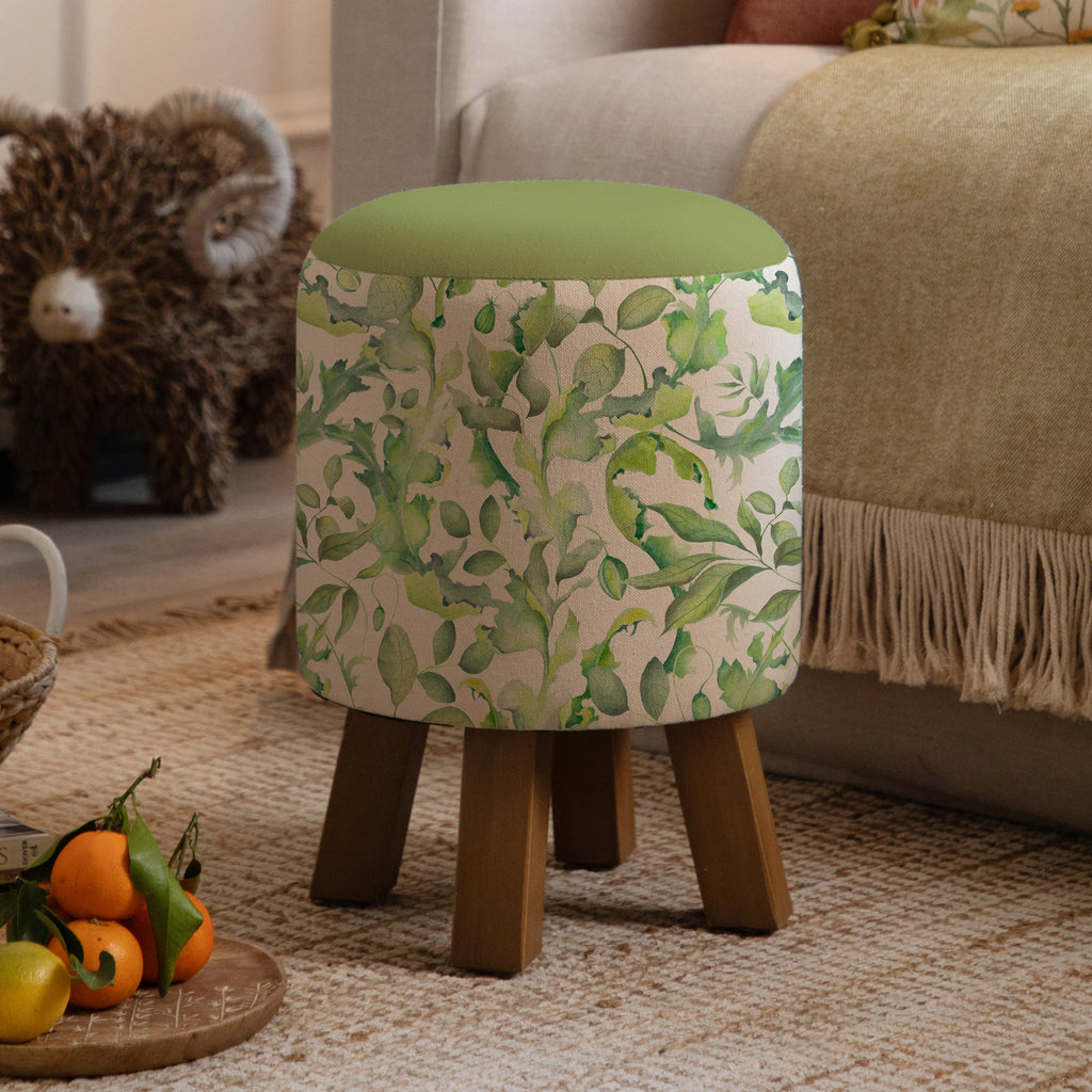 Claudia Monty Round Footstool