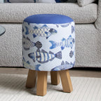 Cove Monty Round Footstool