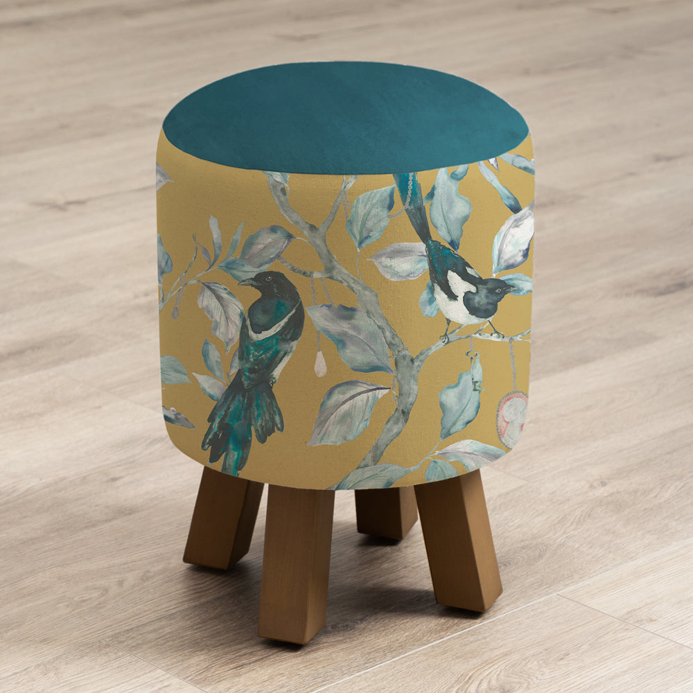 Collector Monty Round Footstool