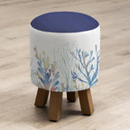 Coral Reef Monty Round Footstool