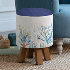 Coral Reef Monty Round Footstool